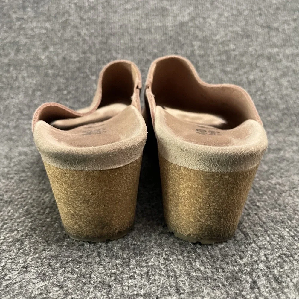 Papillio By Birkenstock Namica Wedge Sandals Womens Sz 40 Cork Slide Pink